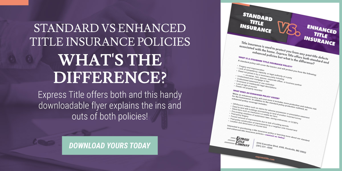 standard-vs-enhanced-title-insurance-policies